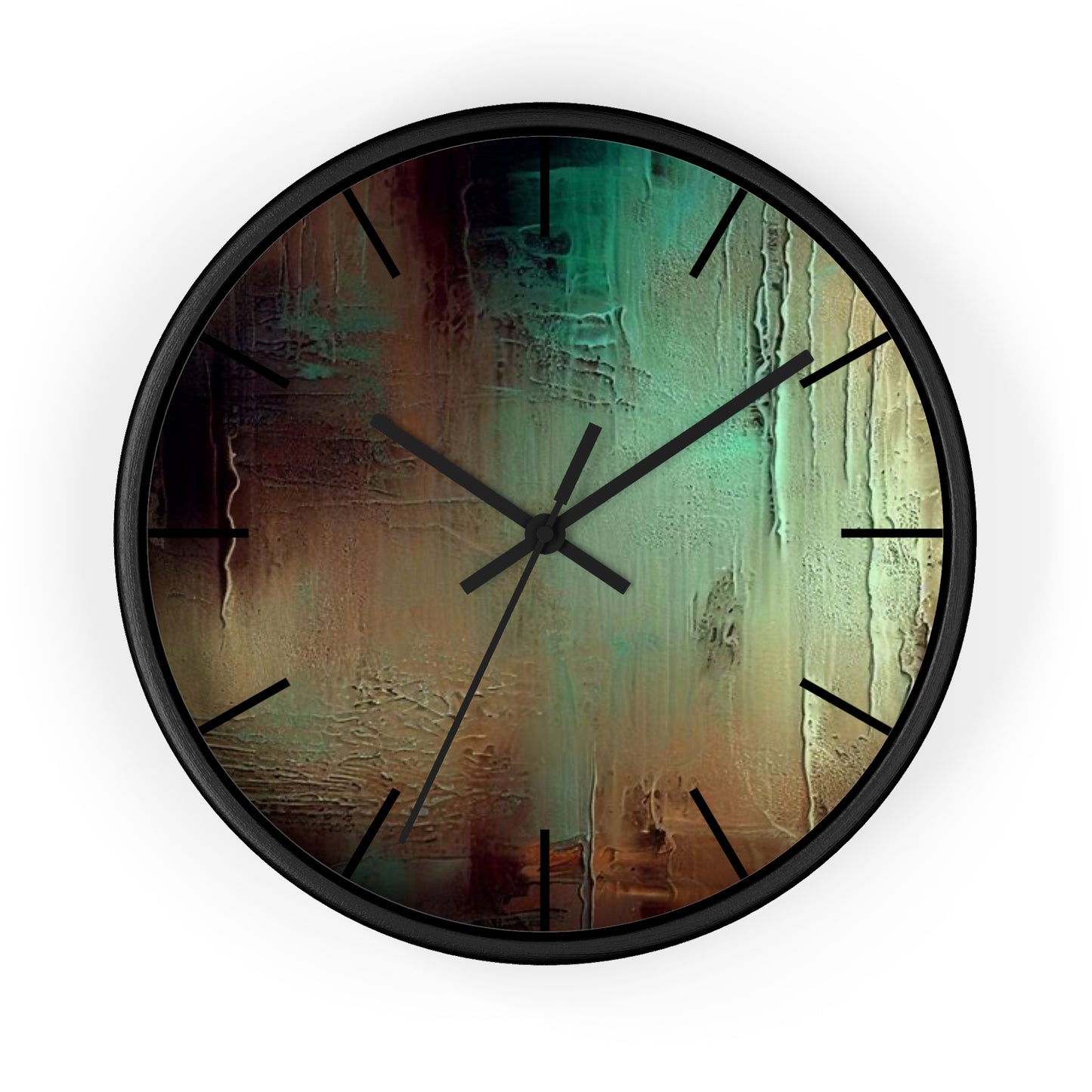 Abstract Art, Wall Clock, Silent, Gift idea, Office, living room, Bedroom quiet, Unique wall clock