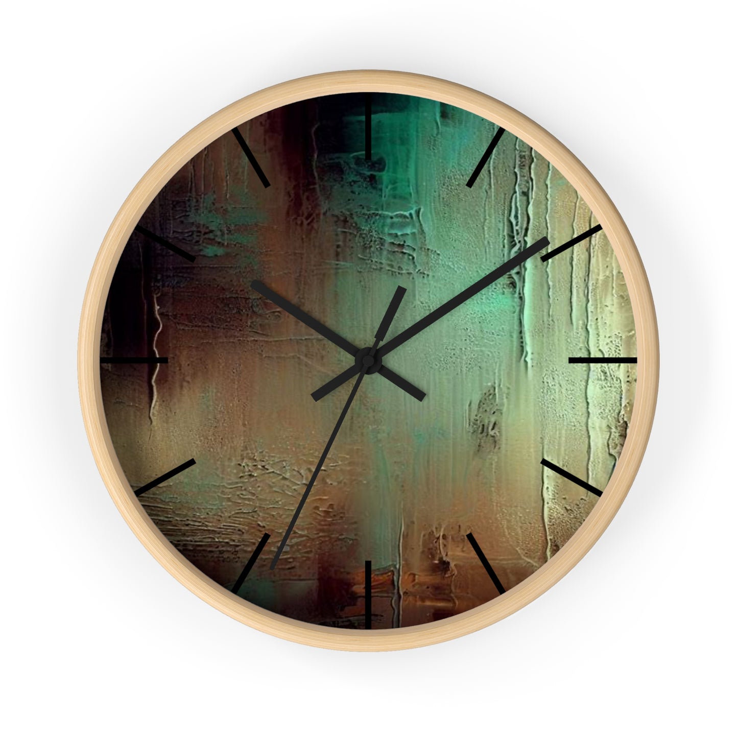 Abstract Art, Wall Clock, Silent, Gift idea, Office, living room, Bedroom quiet, Unique wall clock