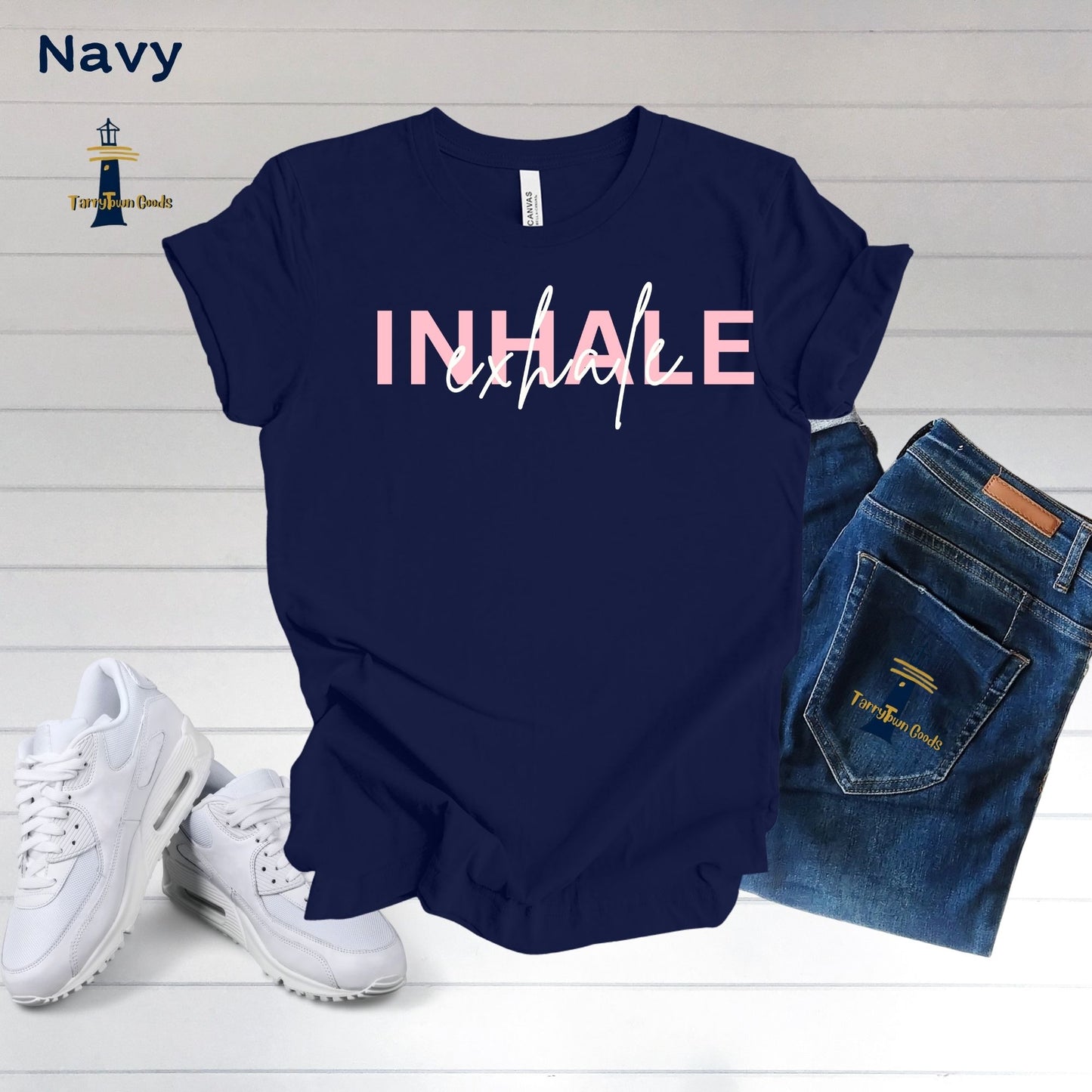 Ladies 'Inhale Exhale' Breathe Tee Shirt