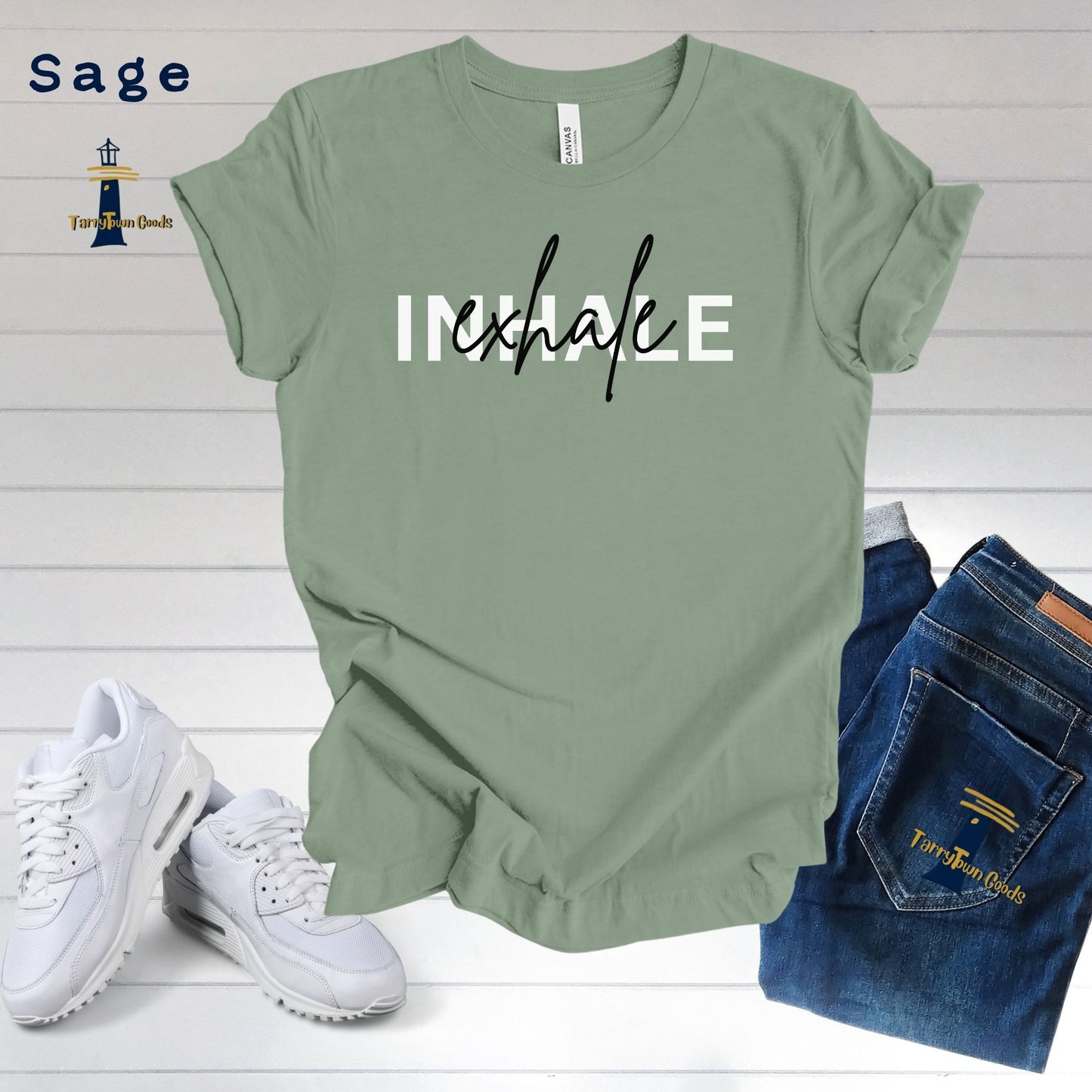 Ladies 'Inhale Exhale' Breathe Tee Shirt