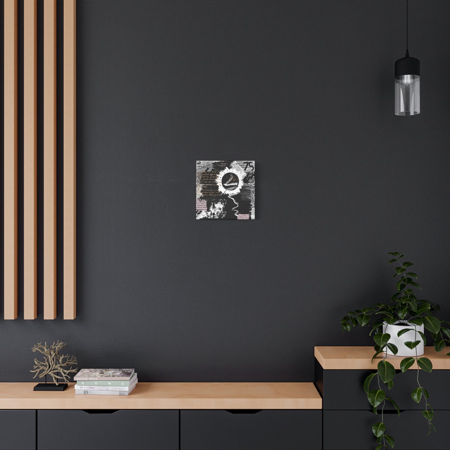 Contemporary abstract Mixed Media Style wall art Gallery Wrap