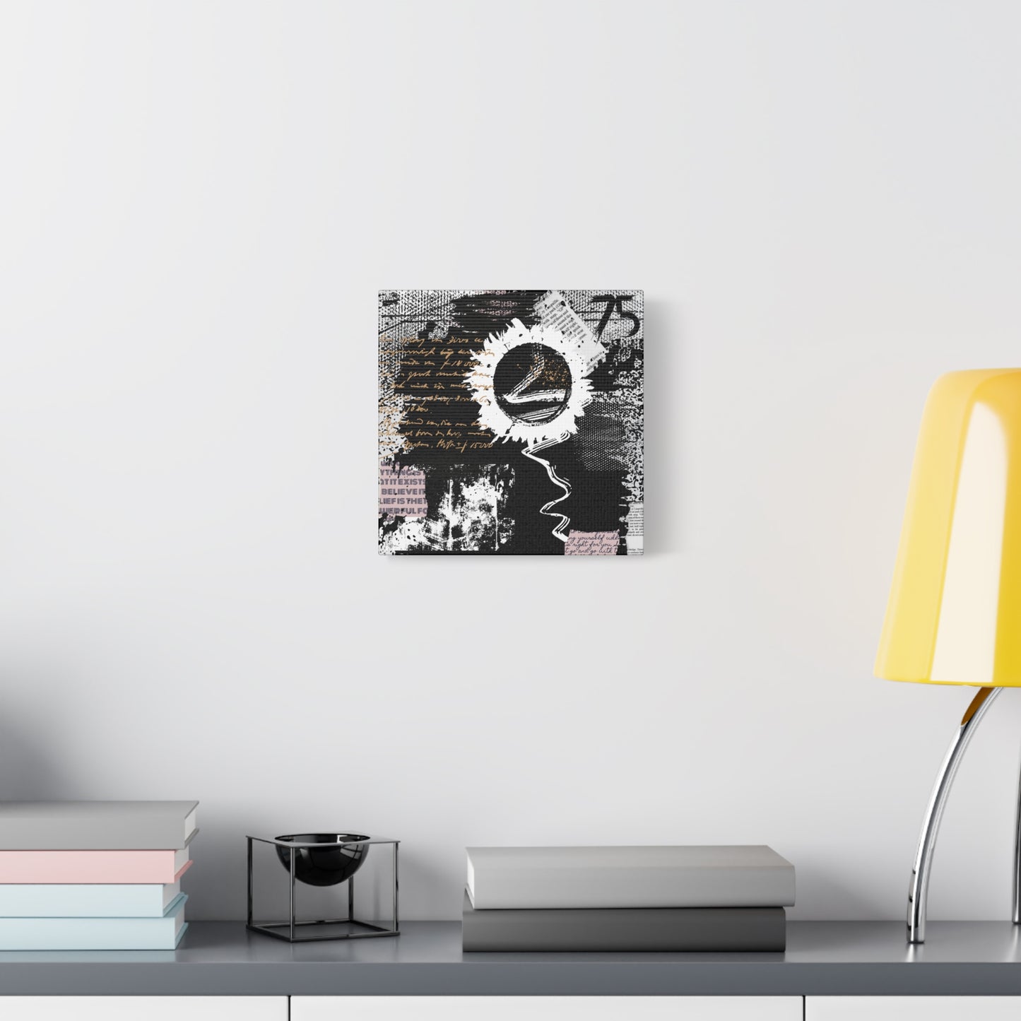 Contemporary abstract Mixed Media Style wall art Gallery Wrap