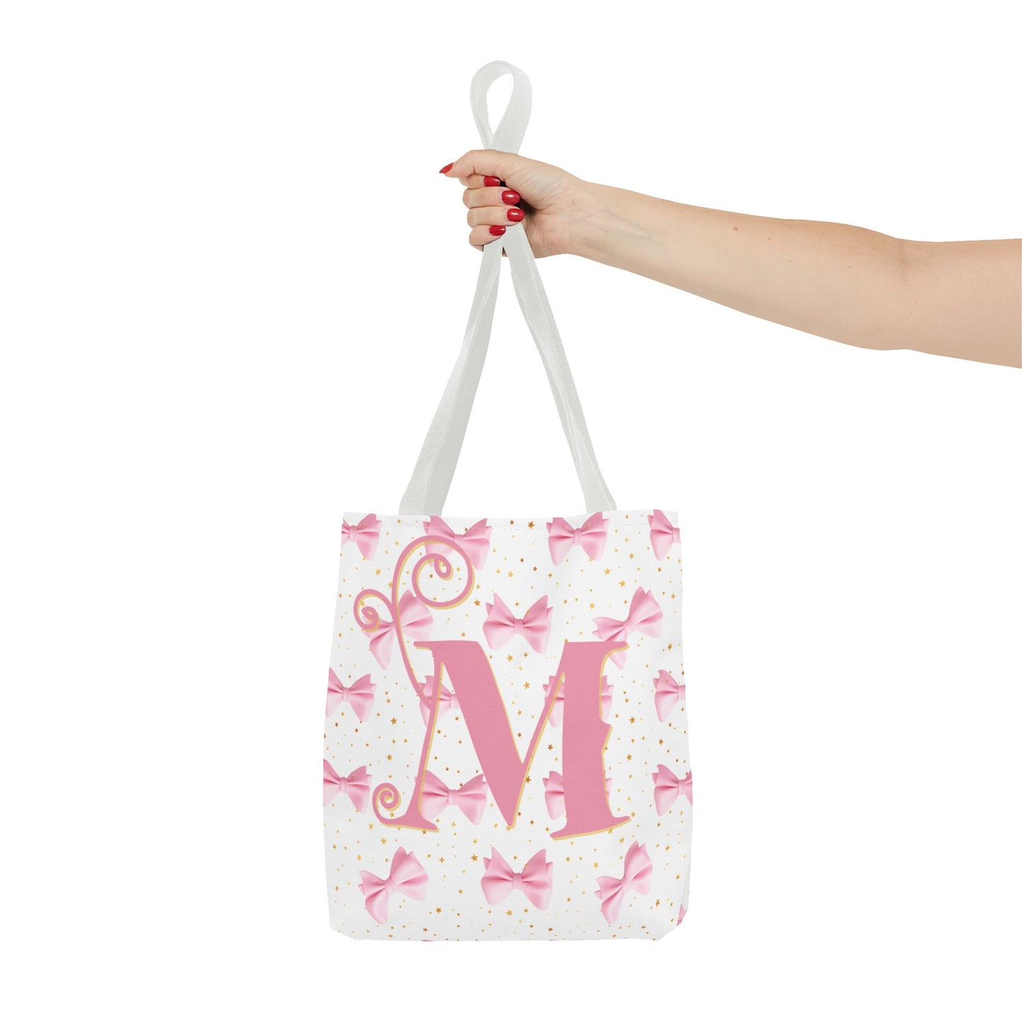 Personalized Chic Bow Tote Bag | Eco-Friendly Shopping Bag, Fashion Accessory, Cute Gift for Her, Birthday Present, Stylish Purse