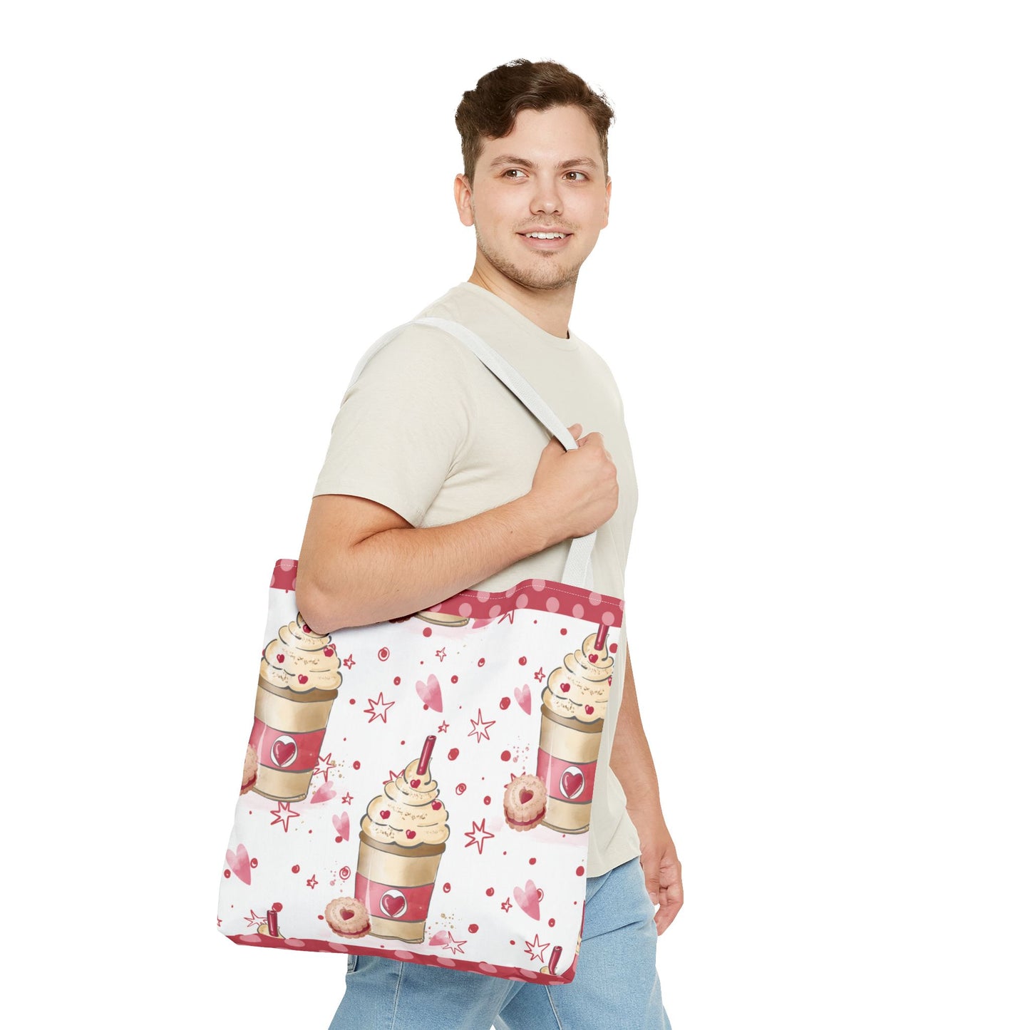 Summer Tote Bag, Milkshake book bag