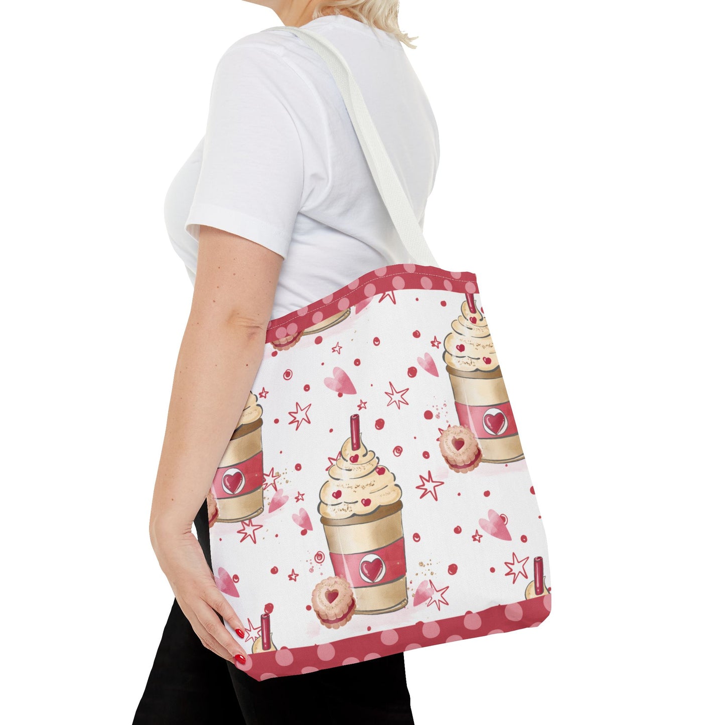 Summer Tote Bag, Milkshake book bag