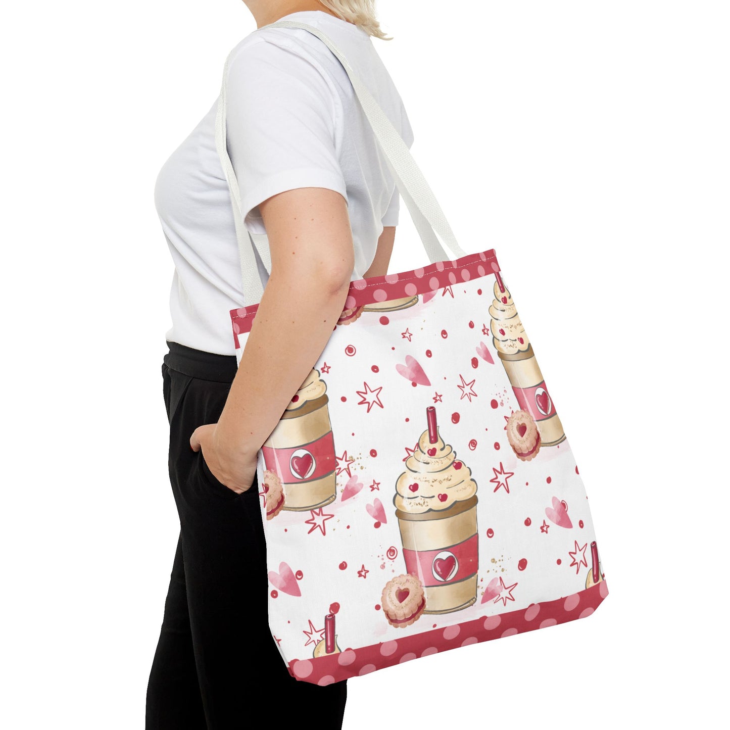Summer Tote Bag, Milkshake book bag