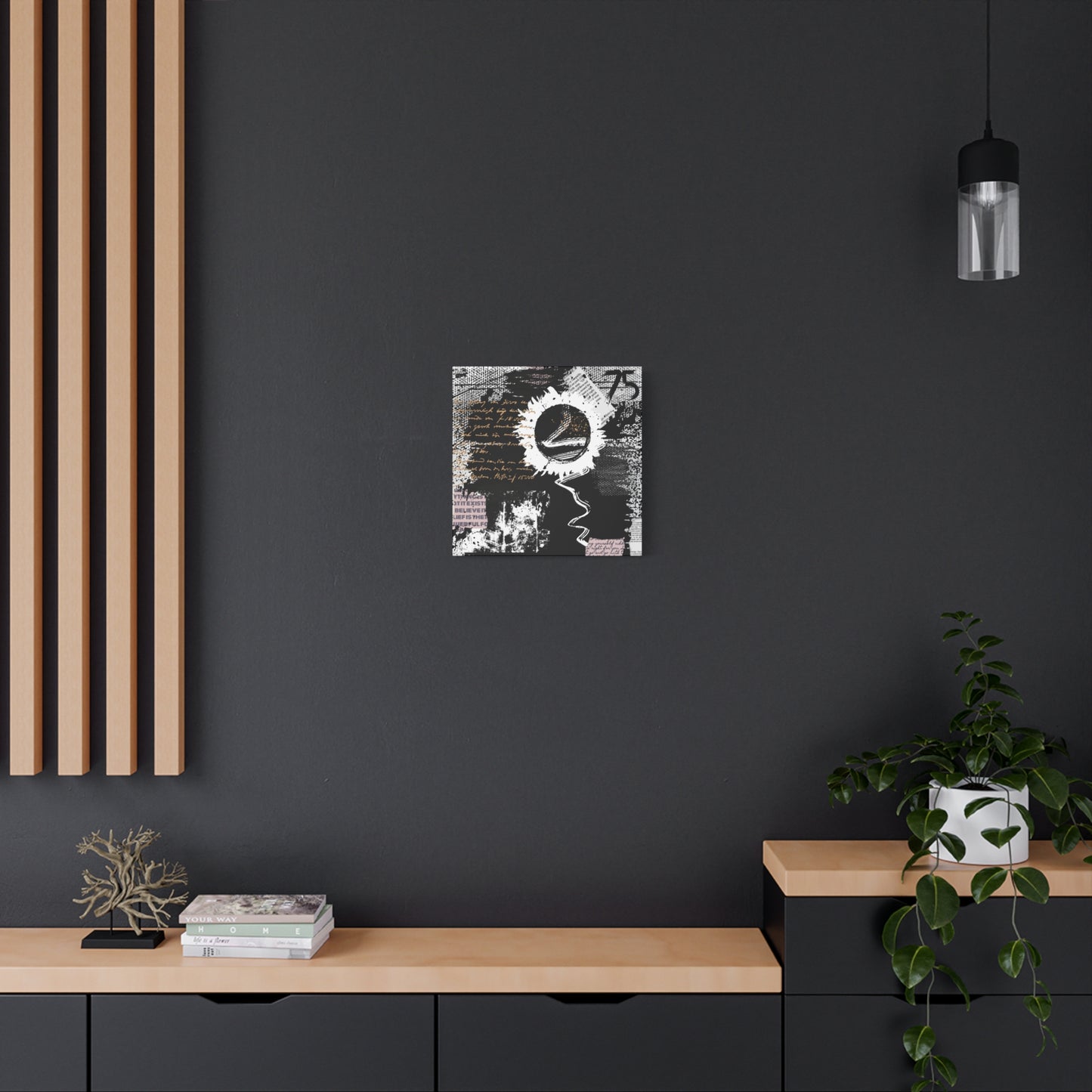 Contemporary abstract Mixed Media Style wall art Gallery Wrap