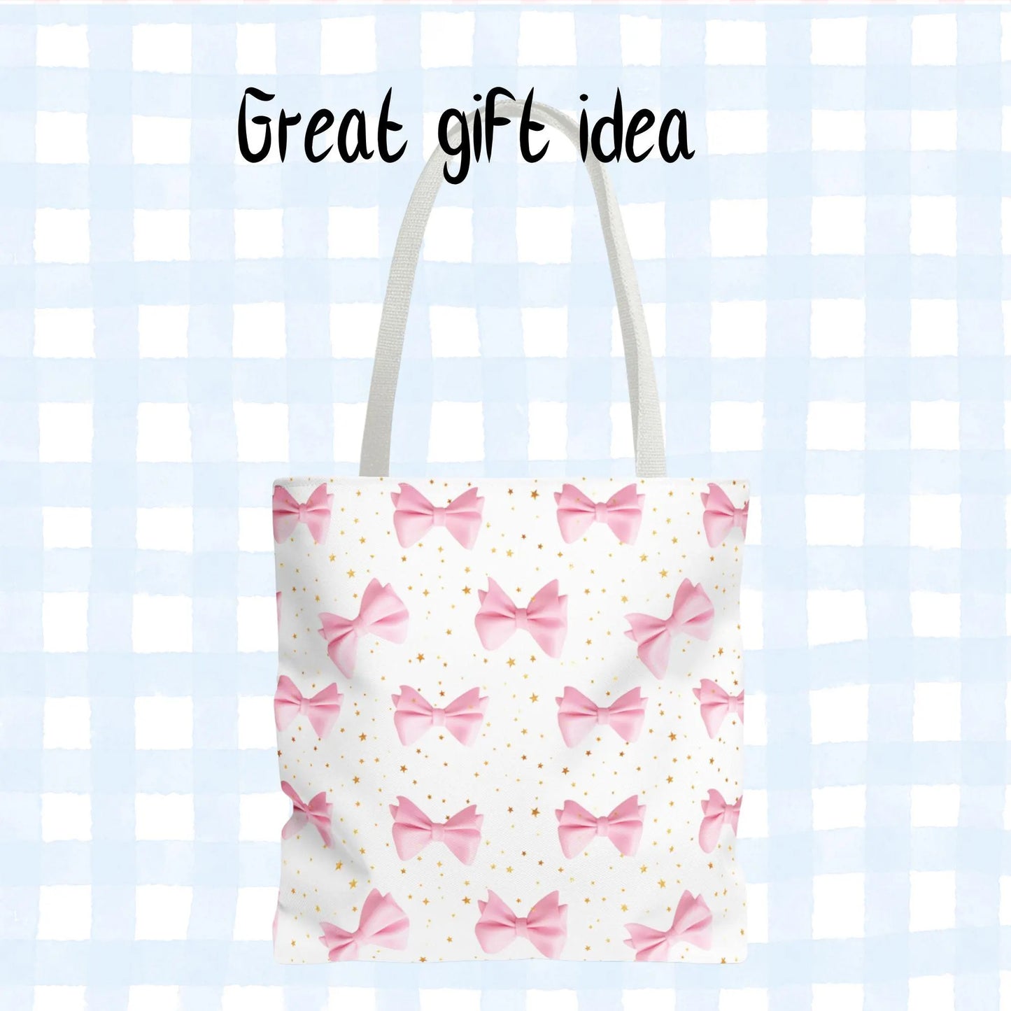 Chic Bow Tote Bag | Eco-Friendly Shopping Bag, Fashion Accessory, Cute Gift for Her, Birthday Present, Stylish Purse