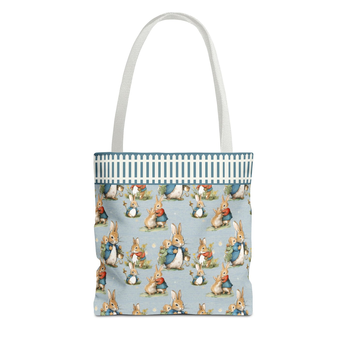 Peter Bunny Blue,Tote Bag (AOP)