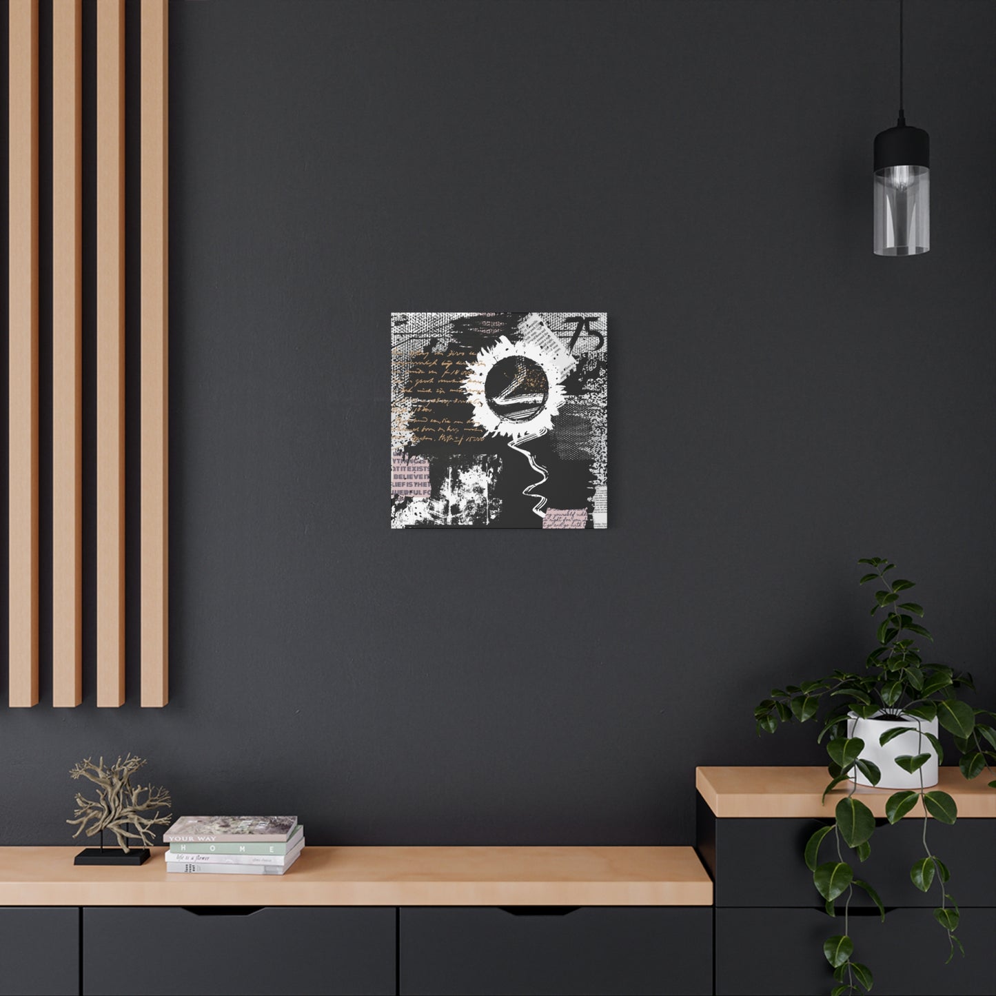 Contemporary abstract Mixed Media Style wall art Gallery Wrap