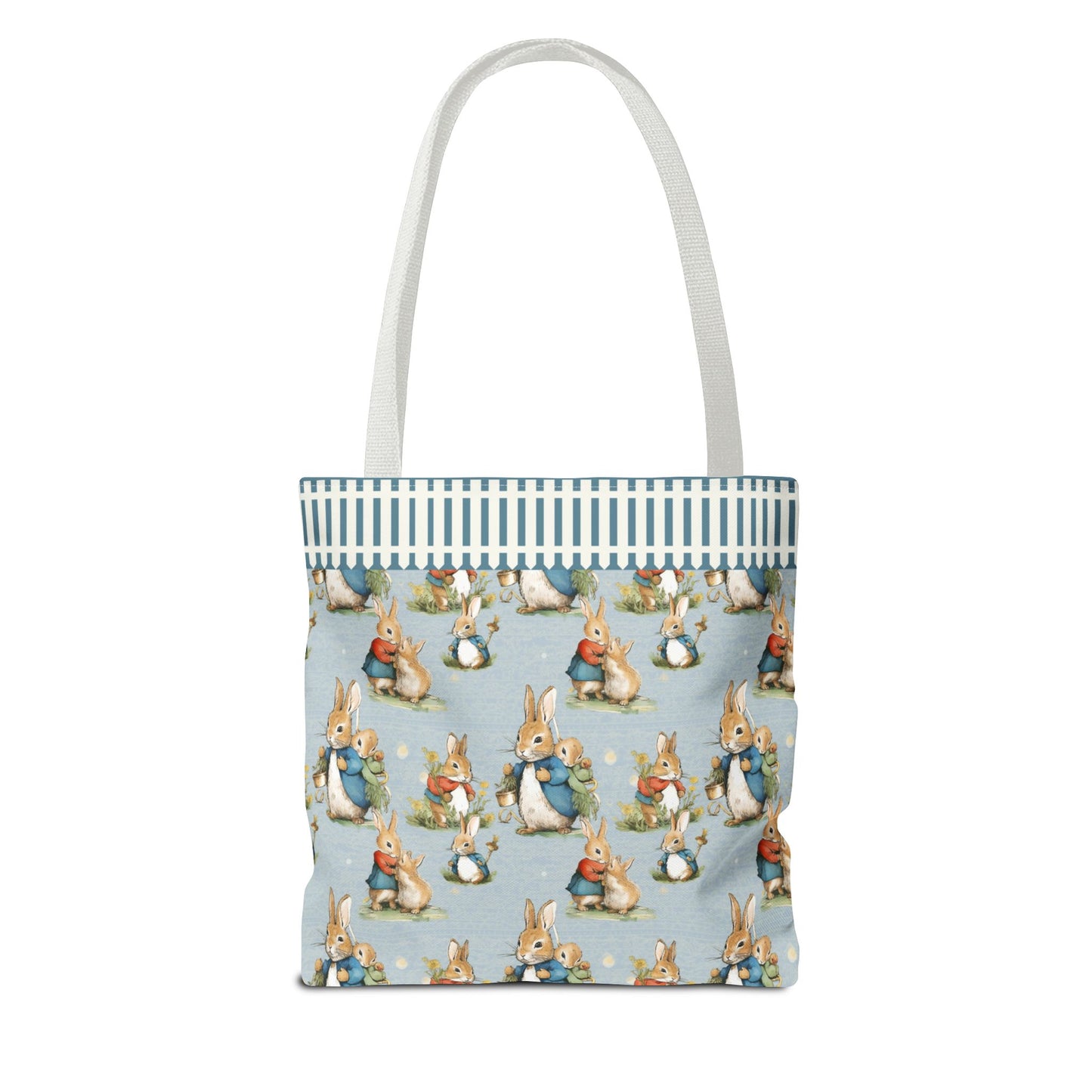 Peter Bunny Blue,Tote Bag (AOP)