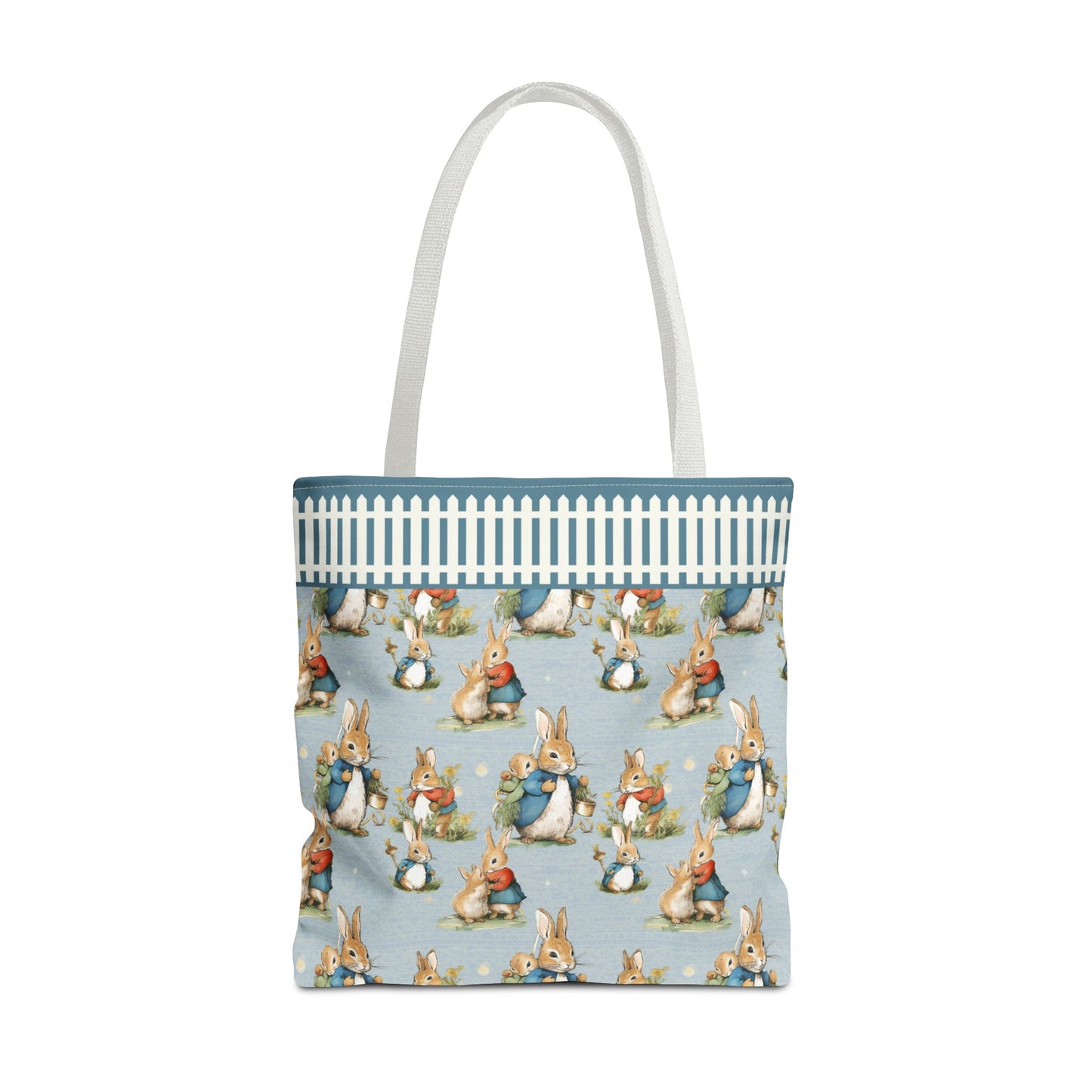 Peter Bunny Blue,Tote Bag (AOP)