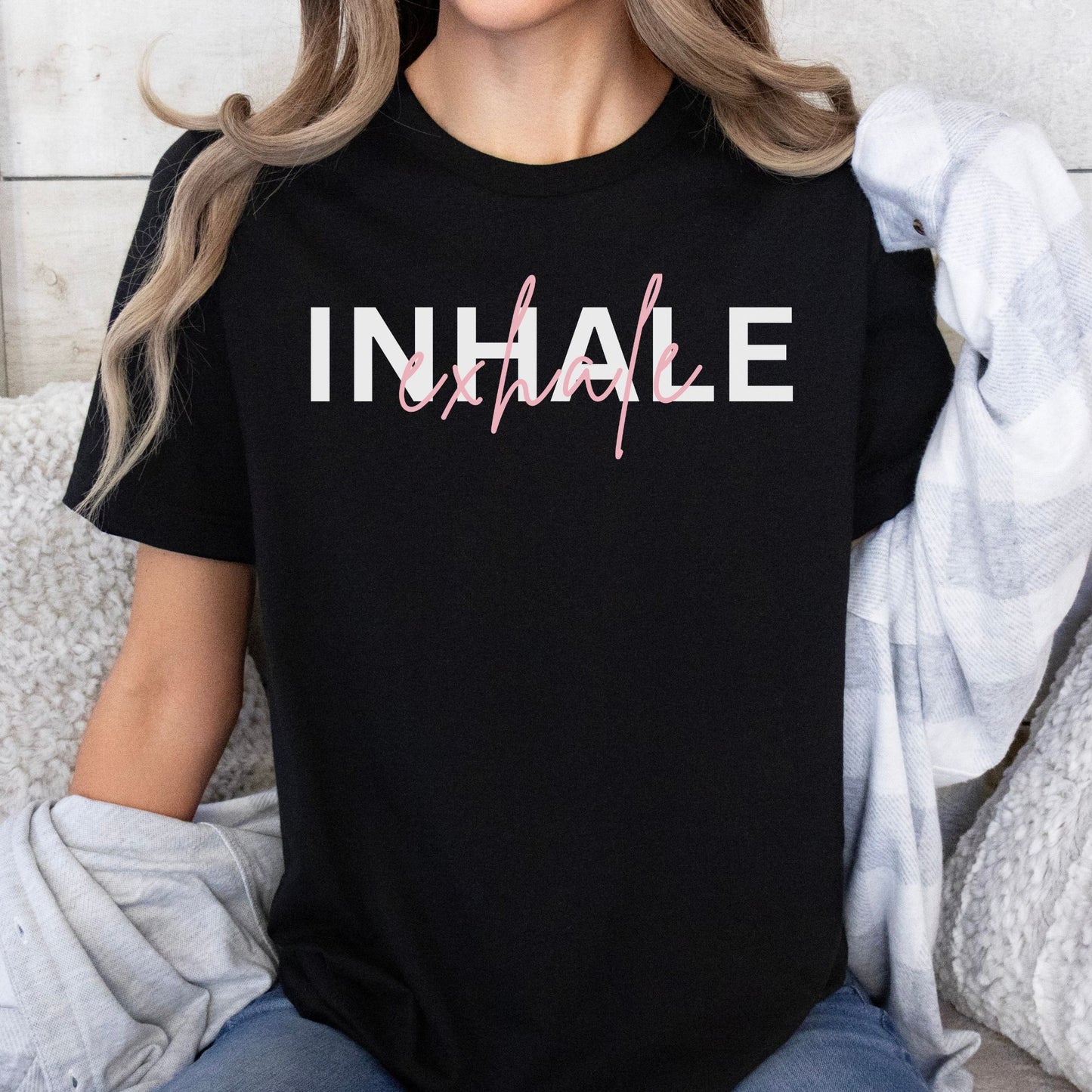 Ladies 'Inhale Exhale' Breathe Tee Shirt
