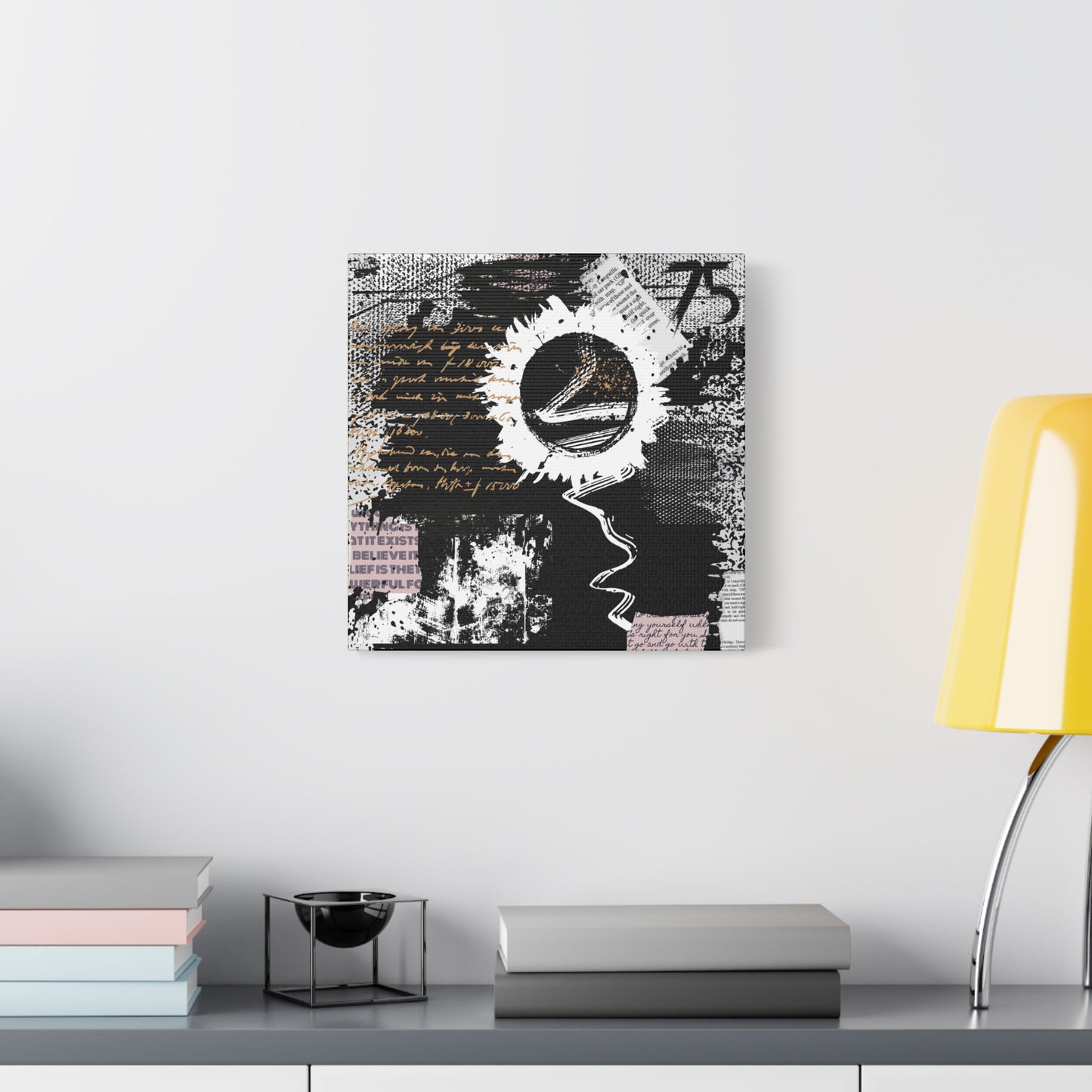 Contemporary abstract Mixed Media Style wall art Gallery Wrap