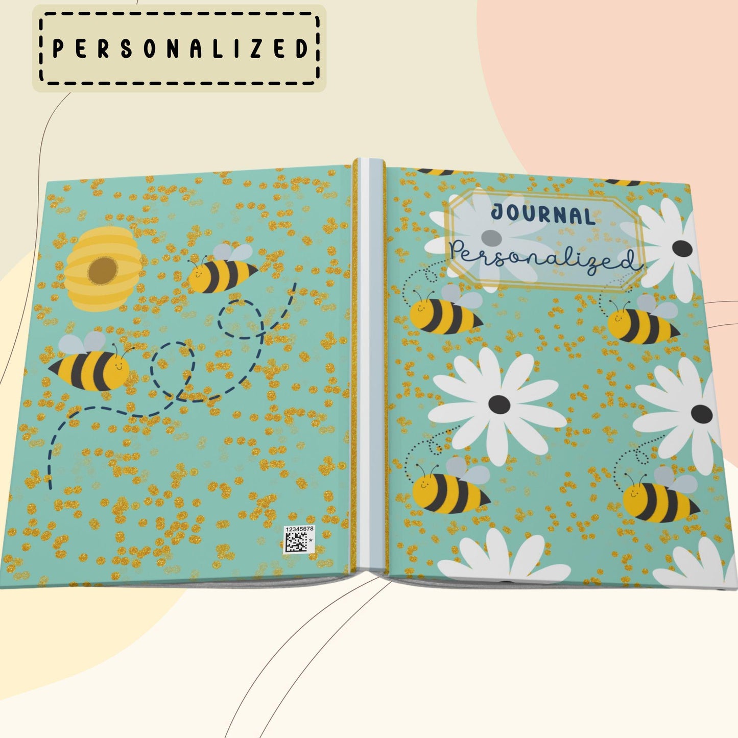 Bee Journal Hardcover Journal Matte