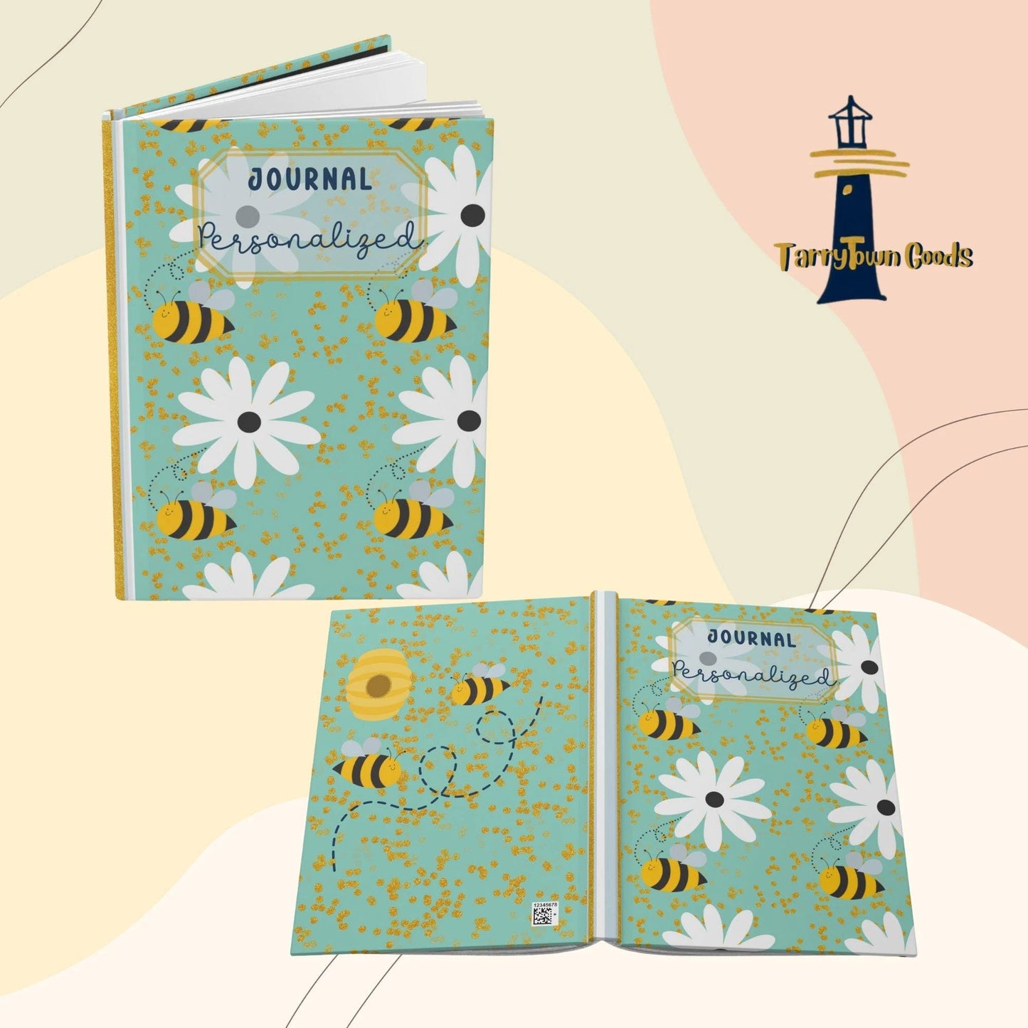 Bee Journal Hardcover Journal Matte