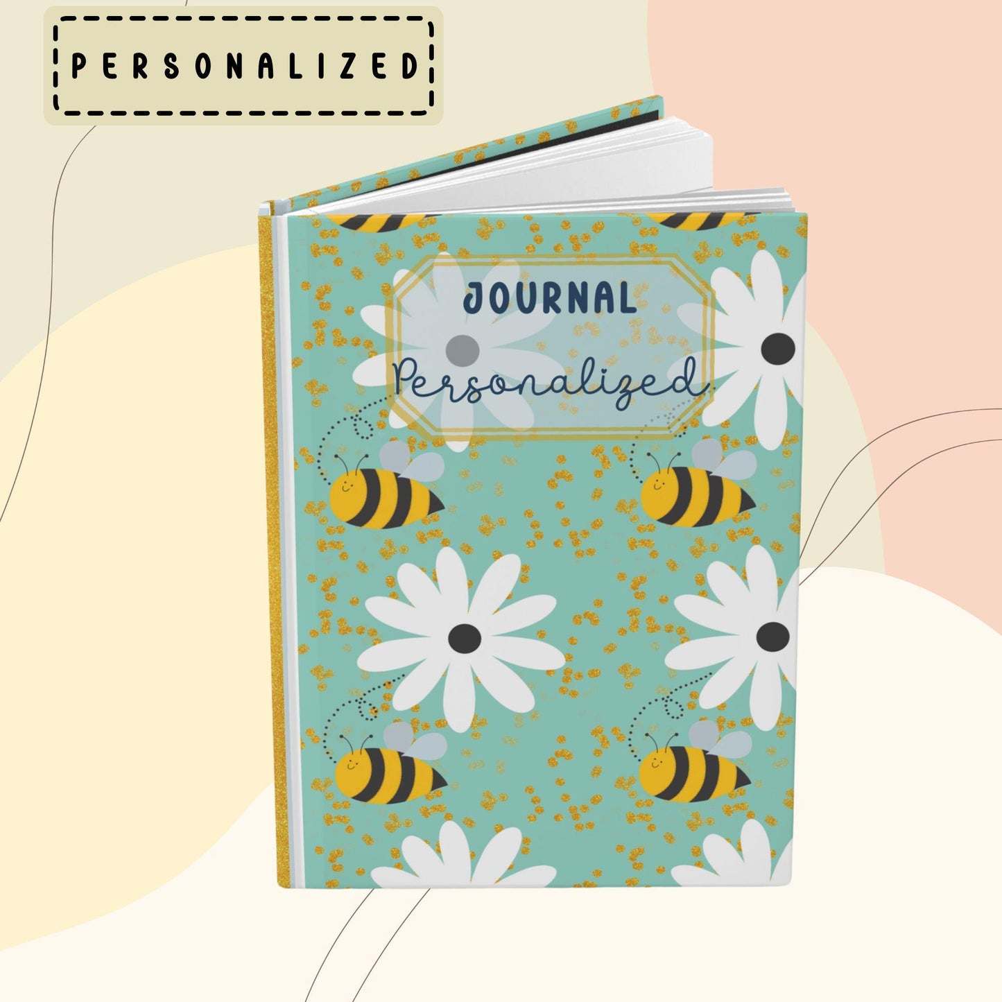 Bee Journal Hardcover Journal Matte