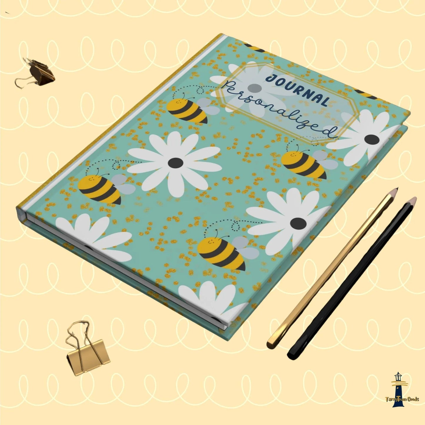 Bee Journal Hardcover Journal Matte