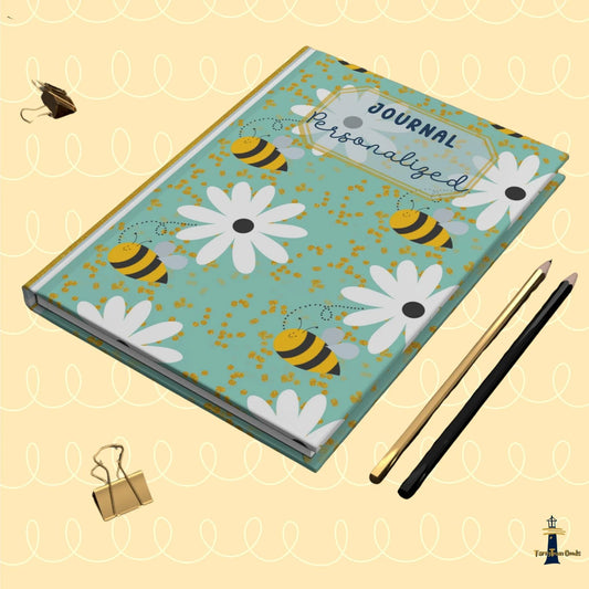 Bee Journal Hardcover Journal Matte